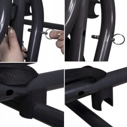 2w1 Ogrodowa Huśtawka Łóżko Leżanka 4 Osobowa 241cm