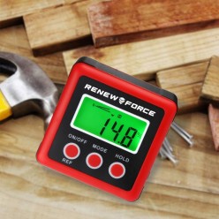 2w1 Poziomica i Miernik Pochylenia Cyfrowy Kątomierz Inklinometr