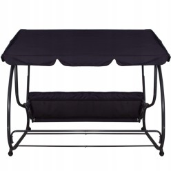 2w1 Ogrodowa Huśtawka Łóżko Leżanka 4 Osobowa 241cm