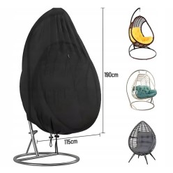Pokrowiec Na Fotel Wiszący Fotel Ogrodowy 190x115cm OXFORD