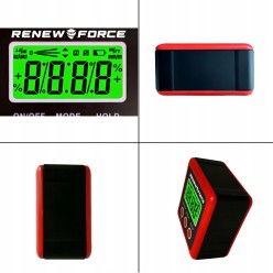 2w1 Poziomica i Miernik Pochylenia Cyfrowy Kątomierz Inklinometr