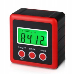 2w1 Poziomica i Miernik Pochylenia Cyfrowy Kątomierz Inklinometr