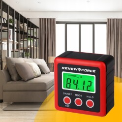 2w1 Poziomica i Miernik Pochylenia Cyfrowy Kątomierz Inklinometr