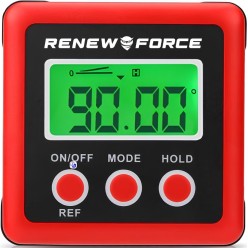 2w1 Poziomica i Miernik Pochylenia Cyfrowy Kątomierz Inklinometr