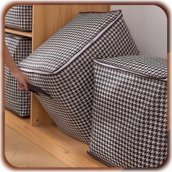 2x Pojemnik Na pościel Duży Organizer Do Szafy Ta Do Przechowywania 110L