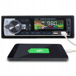 Radio Samochodowe z Pilotem 1-DIN Bluetooth 4x60W