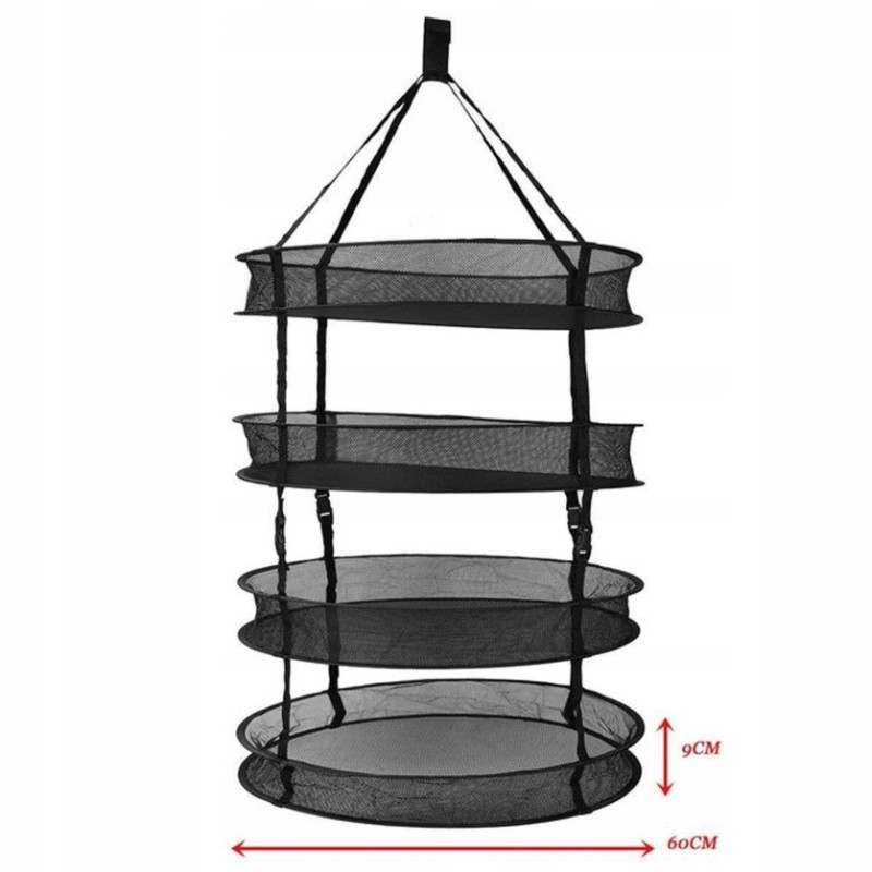 Suszarka Na Grzyby Na Owoce Zioła Wisząca 4 Poziomy 4x60cm