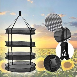 Suszarka Na Grzyby Na Owoce Zioła Wisząca 4 Poziomy 4x60cm