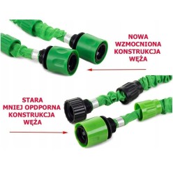 Wąż Ogrodowy Rozciągliwy Zestaw z Pistoletem 60 metrowy