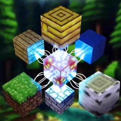 Magnetyczne Klocki Minecraft 3D Kostki Budowlane Zestaw 84 el