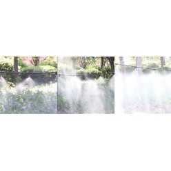 WODNA KURTYNA OGRODOWA MGIEŁKA ZRASZACZ WĄŻ OGRODOWY 20m