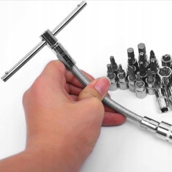 Klucze Nasadowe Grzechotka Zestaw Kluczy 46 El. Torx