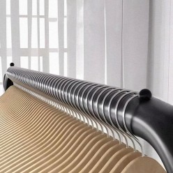 Wieszak na Ubrania Wolno Stojący Stojak Na Buty 110x146cm