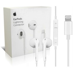SŁUCHAWKI Apple Ipod EarPods Lightning PRZEWODOWE + PILOT