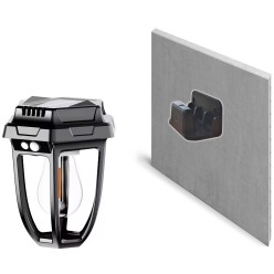 2w1 Ogrodowa Lampa Solarna Do Gruntu Lub Na Ścianę Zestaw Lampki 4szt