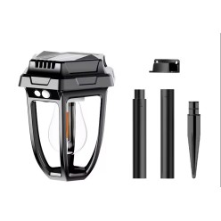 2w1 Ogrodowa Lampa Solarna Do Gruntu Lub Na Ścianę Zestaw Lampki 4szt