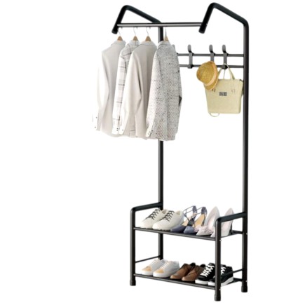 Stojący Wieszak na Ubrania Stojak Na Buty