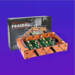 Drewniane Piłkarzyki Stołowe Trambambula Zestaw z Piłkami