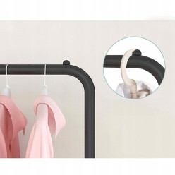 Podwójny Wieszak na Ubrania Wolno Stojący Stojak Na Buty XXL