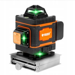 Poziomica Laserowa Samopoziomująca 4D 16 Linii Zielony Laser 360° Zestaw