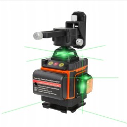 Poziomica Laserowa Samopoziomująca 4D 16 Linii Zielony Laser 360° Zestaw