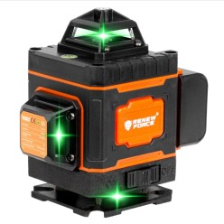 Poziomica Laserowa Samopoziomująca 4D 16 Linii Zielony Laser 360° Zestaw
