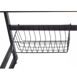 Dwupoziomowa Suszarka Do Naczyń Nad Zlew z Pojemnikiem Na Sztućce, 85 cm