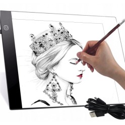 Deska Kreślarska Tablica Do Szkicowania 33,5 cm 3 poziomy LED USB