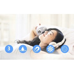 Masażer Głowy USB Akumulatorowy 3 Tryby 4 Głowicowy