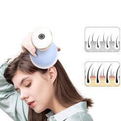 Masażer Głowy USB Akumulatorowy 3 Tryby 4 Głowicowy