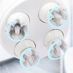 Masażer Głowy USB Akumulatorowy 3 Tryby 4 Głowicowy