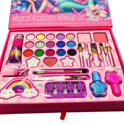 Duży Zestaw Make Up 2w1 z Akcesoriami Dla Dziewczynek Syreny