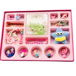 Duży Zestaw Make Up 2w1 z Akcesoriami Dla Dziewczynek Syreny