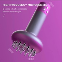 Zestaw Rozgrzewający Masażer Do Ciała Głowy Brzucha 6 trybów USB z Olejkiem Warmwood