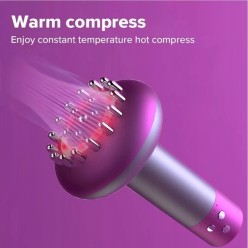 Zestaw Rozgrzewający Masażer Do Ciała Głowy Brzucha 6 trybów USB z Olejkiem Warmwood