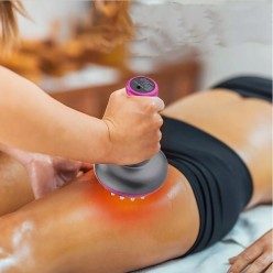 Zestaw Rozgrzewający Masażer Do Ciała Głowy Brzucha 6 trybów USB z Olejkiem Warmwood