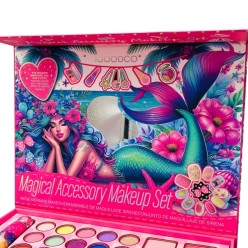 Duży Zestaw Make Up 2w1 z Akcesoriami Dla Dziewczynek Syreny