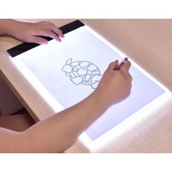 Deska Kreślarska Tablica Do Szkicowania 33,5 cm 3 poziomy LED USB