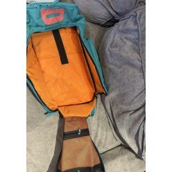 Plecak Szkolny i Turystyczny 55 L z Mocowaniem Na Deskorolkę, Wielokomorowy, Nylonowy