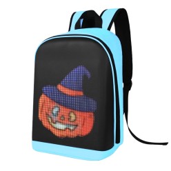 Plecak z Dużym Ekranem LED RGB Bluetooth Android iOS z Powerbank 4000mAh