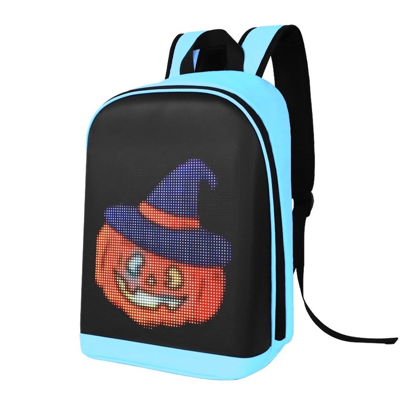 Plecak z Dużym Ekranem LED RGB Bluetooth Android iOS z Powerbank 4000mAh