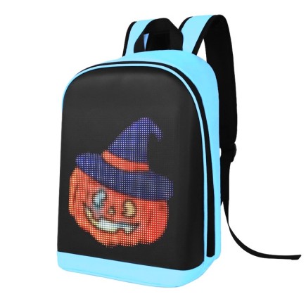 Plecak z Dużym Ekranem LED RGB Bluetooth Android iOS z Powerbank 4000mAh