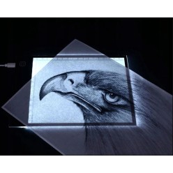 Deska Kreślarska Tablica Do Szkicowania 33,5 cm 3 poziomy LED USB