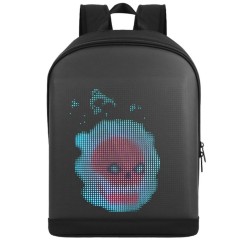 Plecak z Dużym Ekranem LED RGB Bluetooth Android iOS z Powerbank 4000mAh