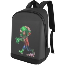 Plecak z Dużym Ekranem LED RGB Bluetooth Android iOS z Powerbank 4000mAh