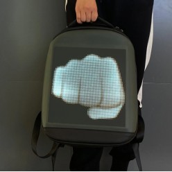 Plecak z Dużym Ekranem LED RGB Bluetooth Android iOS z Powerbank 4000mAh
