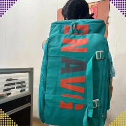 Plecak Szkolny i Turystyczny 55 L z Mocowaniem Na Deskorolkę, Wielokomorowy, Nylonowy