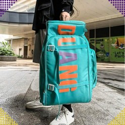 Plecak Szkolny i Turystyczny 55 L z Mocowaniem Na Deskorolkę, Wielokomorowy, Nylonowy