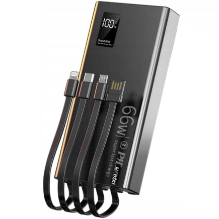 Powerbank 30000 mAh Mi Turbo Charge 66W USB-C Lightning MicroUSB 0,7KG