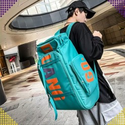 Plecak Szkolny i Turystyczny 55 L z Mocowaniem Na Deskorolkę, Wielokomorowy, Nylonowy